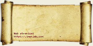 Jasna Brošković vizit kartica